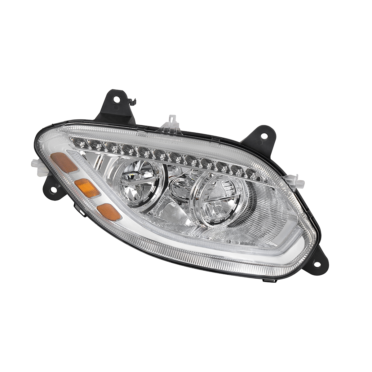 Chrome 86 LED Headlight For 2018-2025 International LT- Passenger - Thumbnail 2