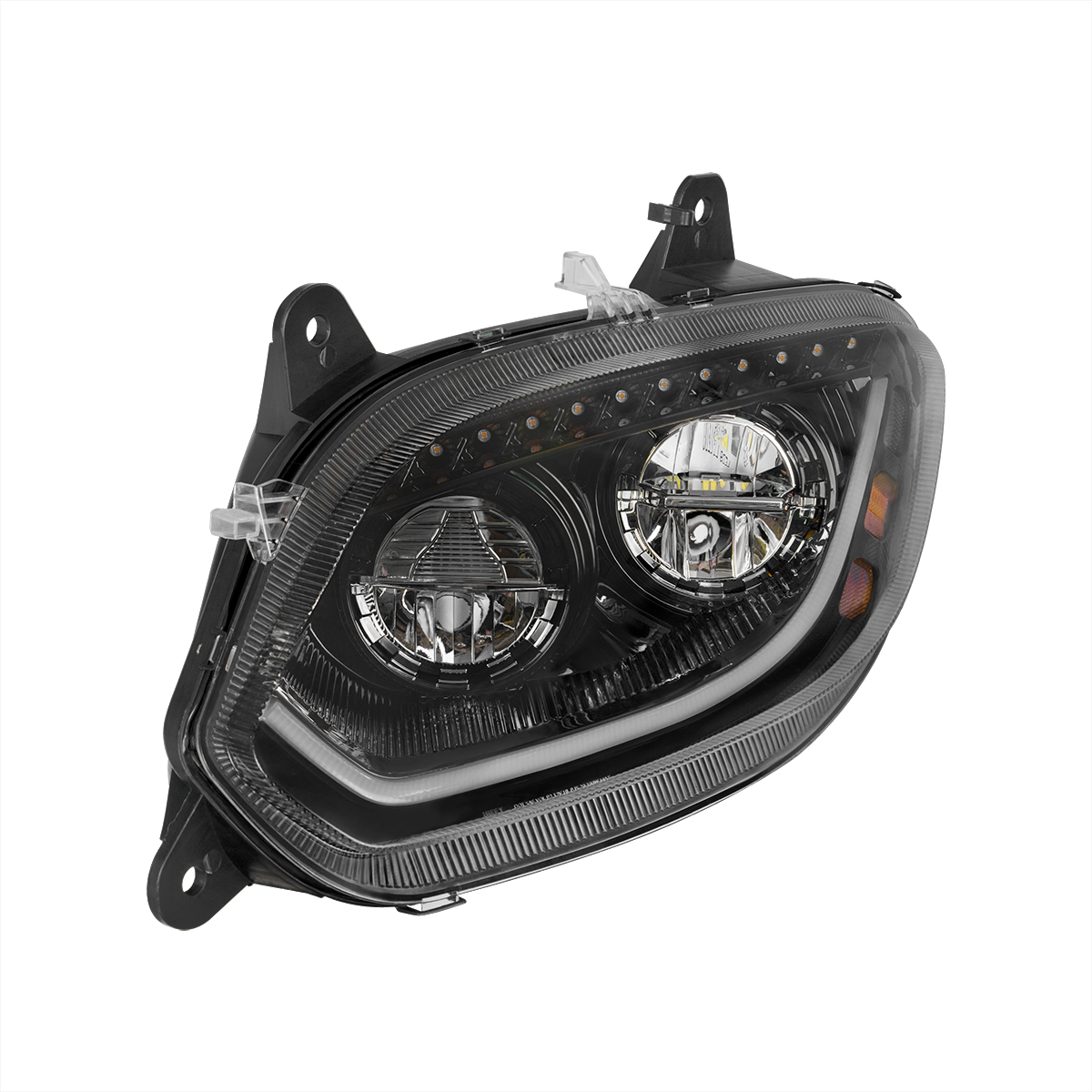 Black LED 86 Headlight For 2018-2025 International LT Truck - Driver - Thumbnail 5