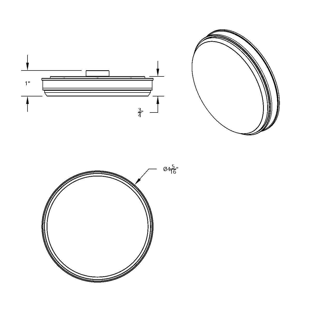 12 LED 4" Round Light (Stop, Turn & Tail) With Heated Lens - Red LED/Red Lens - Thumbnail 7