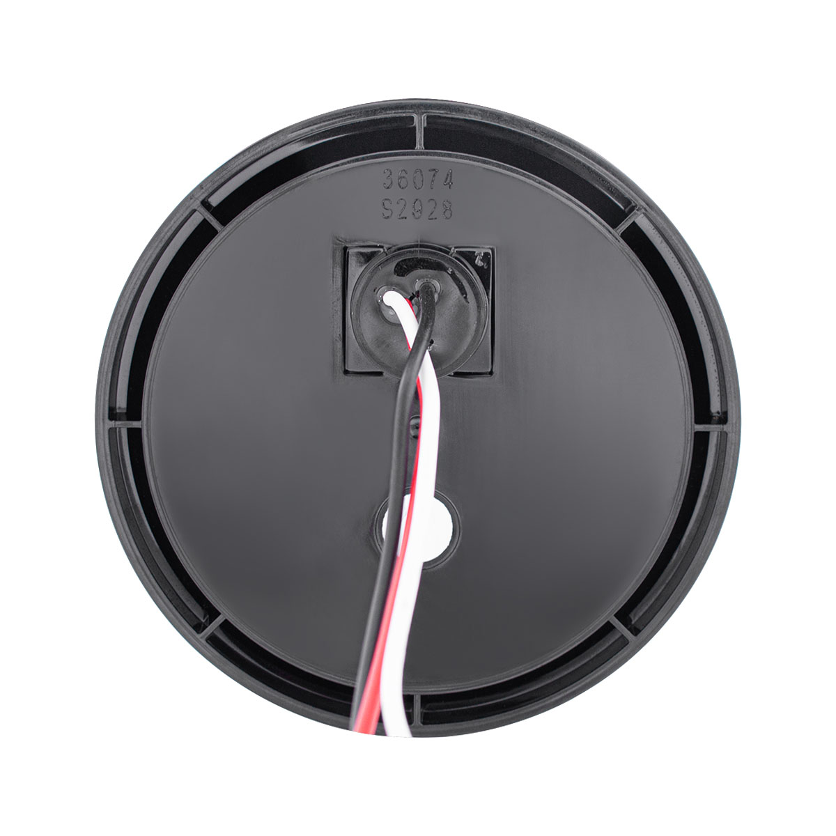 12 LED 4" Round Light (Turn Signal) With Heated Lens - Amber LED/Amber Lens - Thumbnail 4