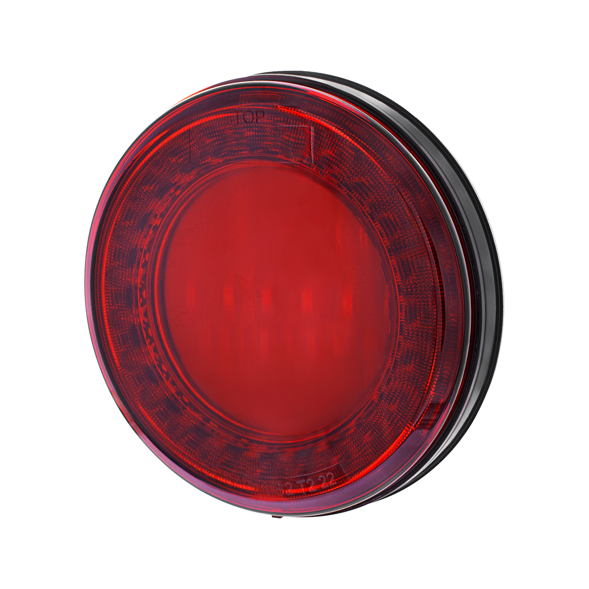 30 LED 4" Round Lumos Light I-Series (Stop, Turn & Tail) - Red LED/Red Lens - Thumbnail 4