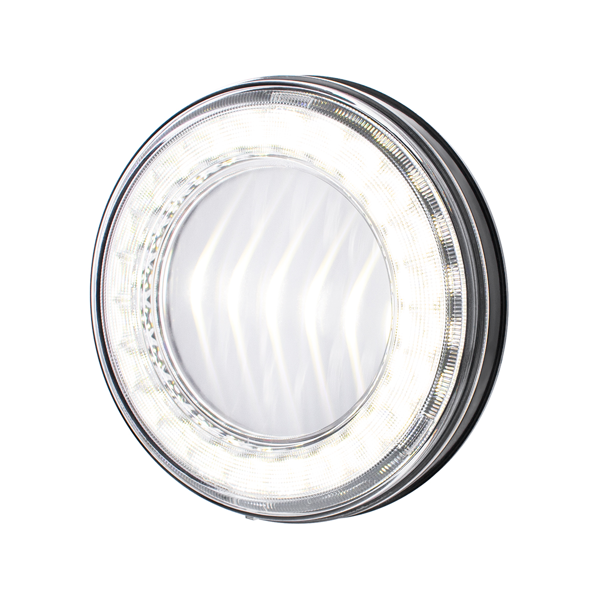 30 LED 4" Round Lumos Light I-Series (Back-Up) - White LED/Clear Lens - Thumbnail 3