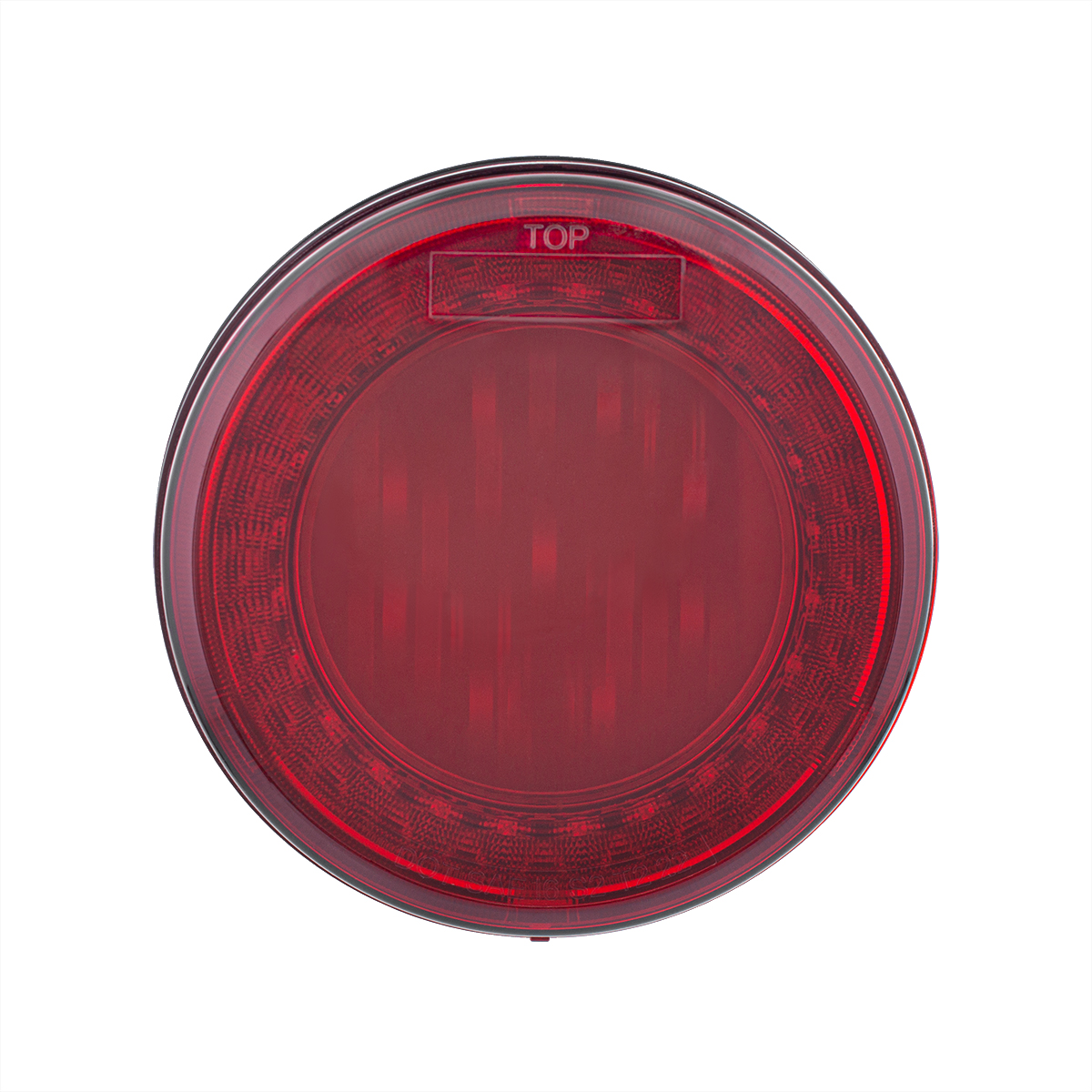 33 LED 4" Round Lumos Light X-Series (Stop, Turn & Tail) - Red LED/Red Lens - Thumbnail 2