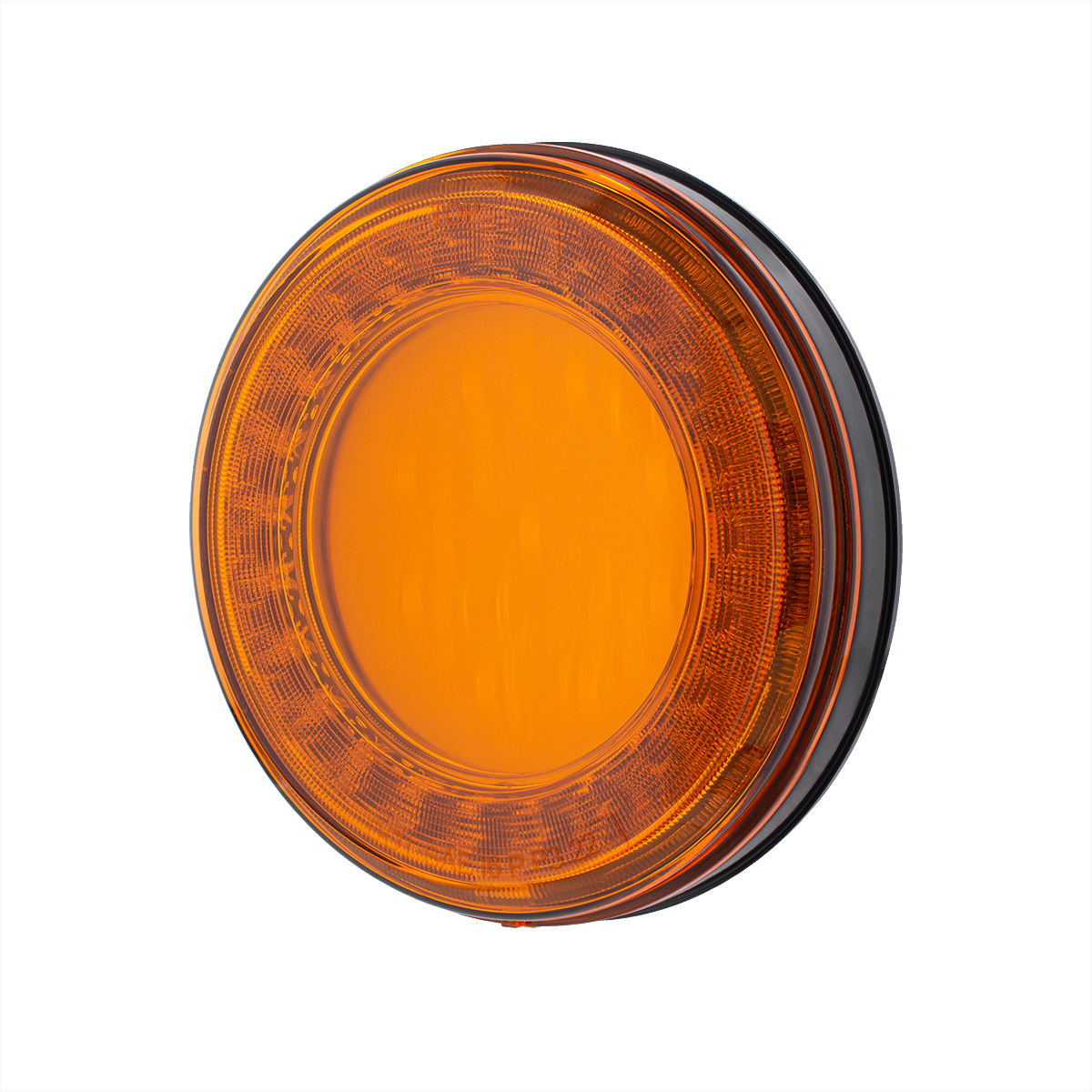 33 LED 4" Round Lumos Light X-Series (Turn Signal) - Amber LED/Amber Lens - Thumbnail 4