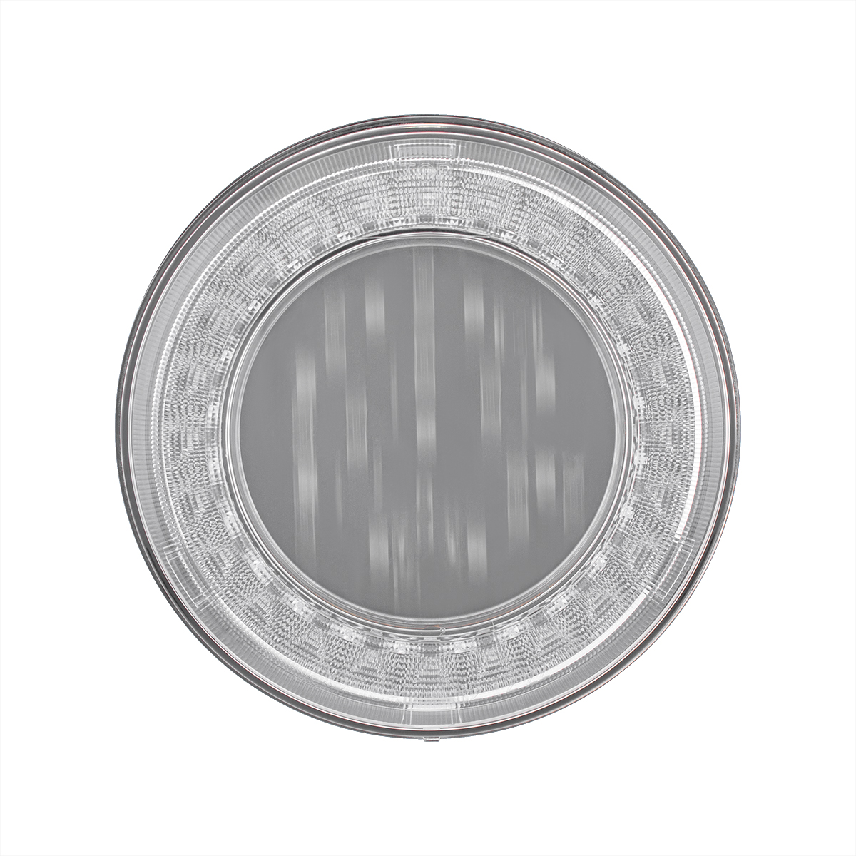 33 LED 4" Round Lumos Light X-Series (Stop, Turn & Tail) - Red LED/Clear Lens - Thumbnail 2