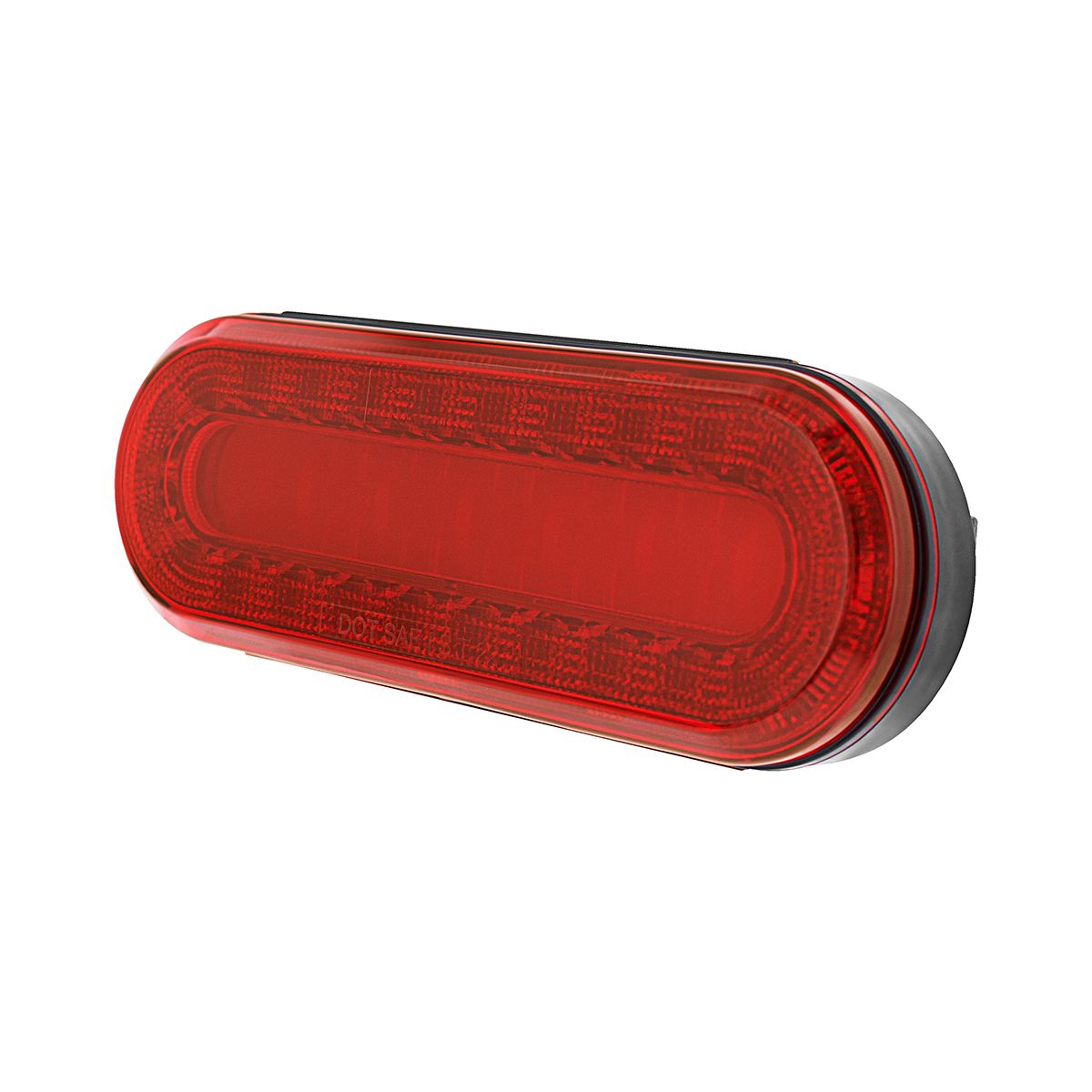 30 LED 6" Oval Lumos Light I-Series (Stop, Turn & Tail) - Red LED/Red Lens - Thumbnail 4