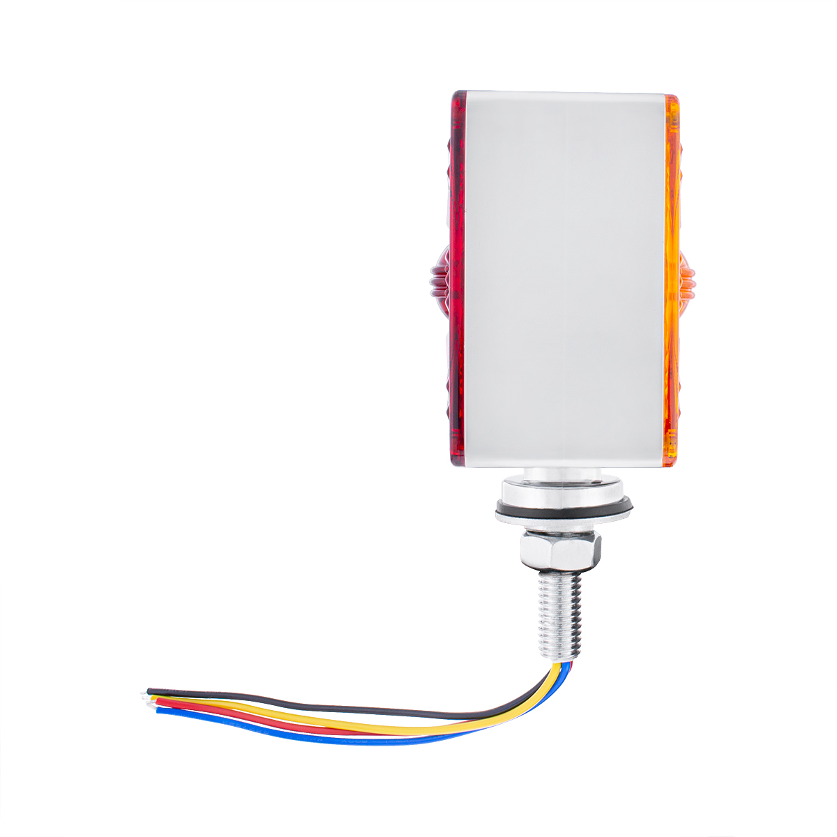 48 LED Competition Series Mini Double Face Light - Amber & Red LED/Amber & Red Lens - Thumbnail 9