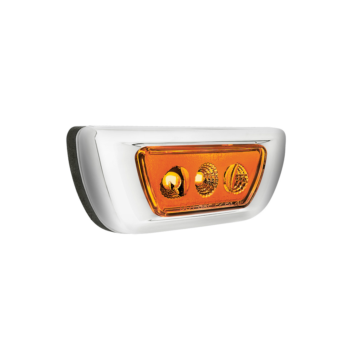 3 LED Double Fury Cab Light For 2013-2021 Kenworth T680 & 2012-2021 Peterbilt 579-Amber & Green LED - Thumbnail 5