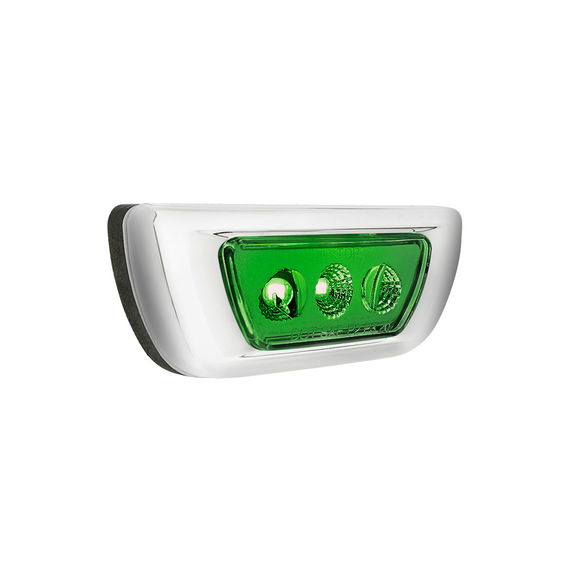 3 LED Double Fury Cab Light For 2013-2021 Kenworth T680 & 2012-2021 Peterbilt 579-Amber & Green LED - Thumbnail 6