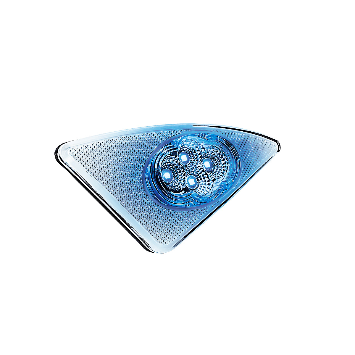 Double Fury 4 LED Fender Signal Light For 2008-2017 Kenworth T660-Amber & Blue LED, Driver - Thumbnail 8