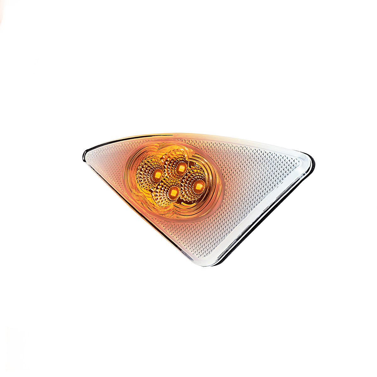 Double Fury 4 LED Fender Signal Light For 2008-2017 Kenworth T660-Amber & Blue LED, Passenger - Thumbnail 7