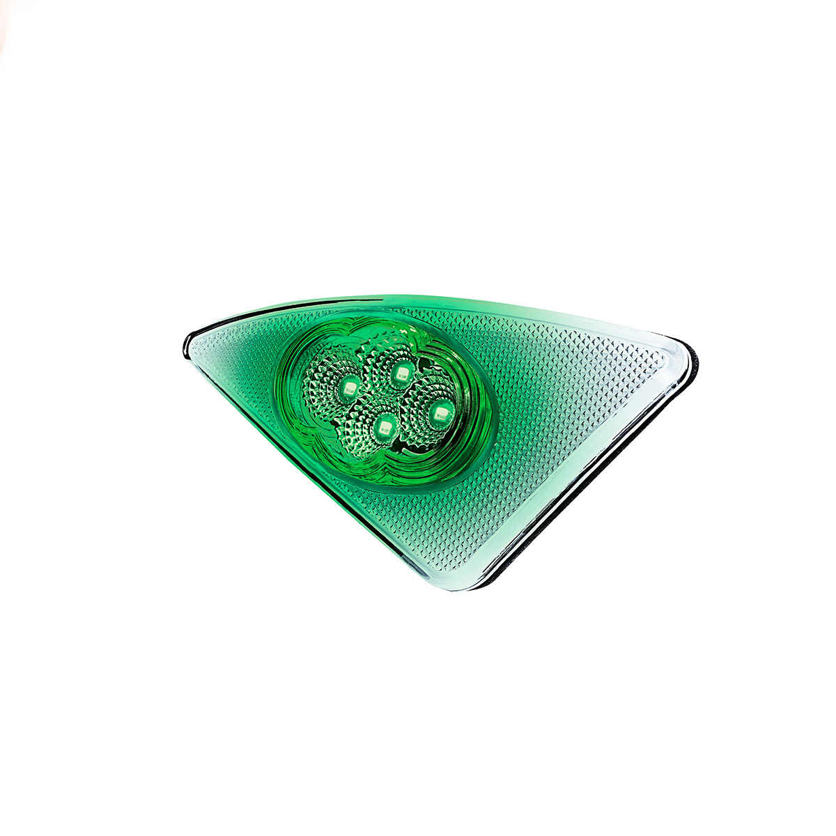 Double Fury 4 LED Fender Signal Light For 2008-2017 Kenworth T660-Amber & Green LED, Passenger - Thumbnail 8