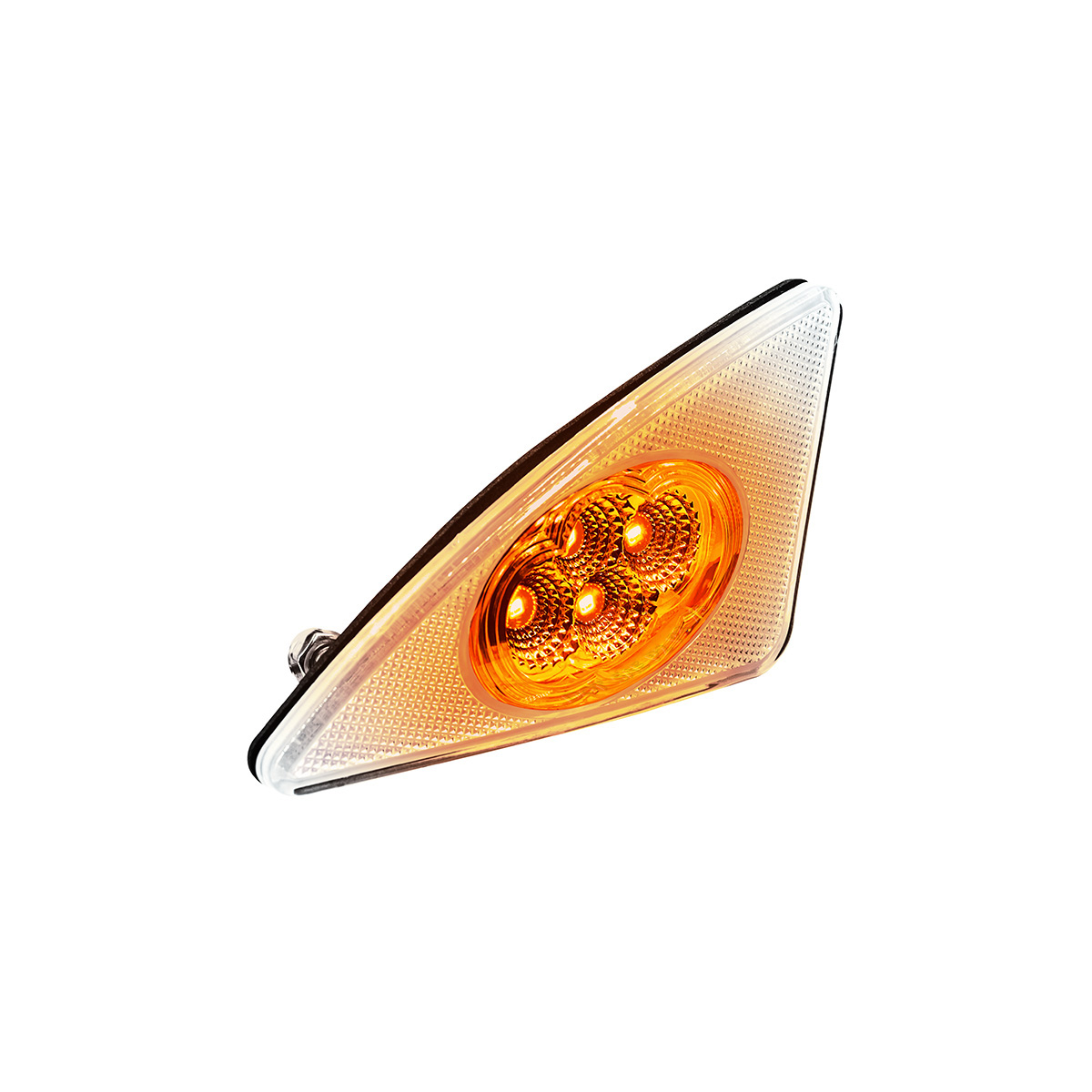 Double Fury 4 LED Fender Signal Light For 2008-2017 Kenworth T660-Amber & Green LED, Passenger - Thumbnail 10