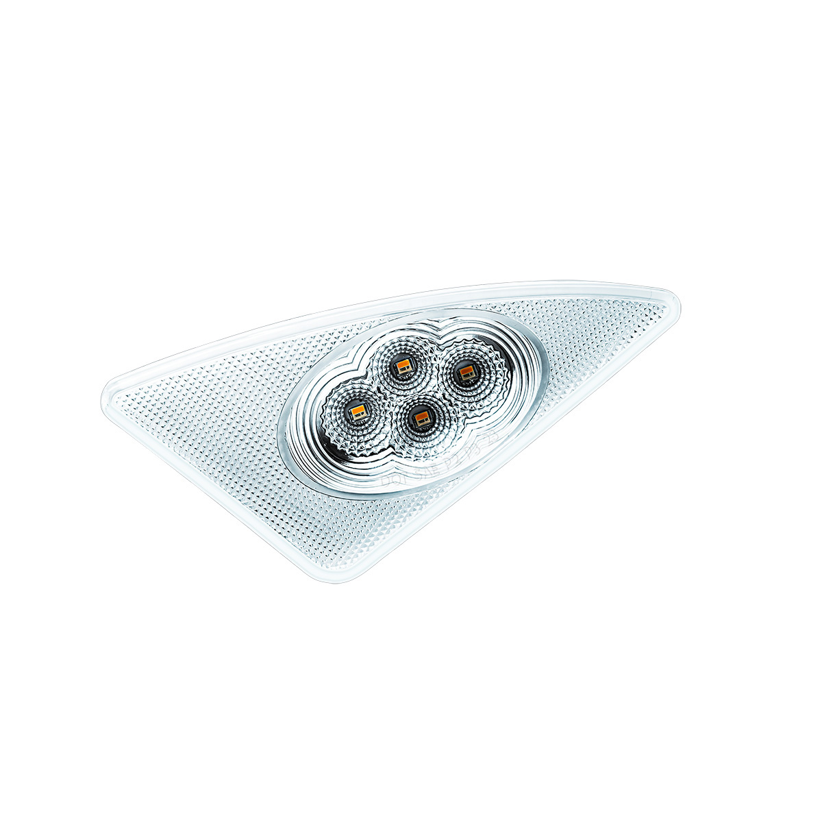 Double Fury 4 LED Fender Signal Light For 2008-2017 Kenworth T660-Amber & Red LED, Driver - Thumbnail 5