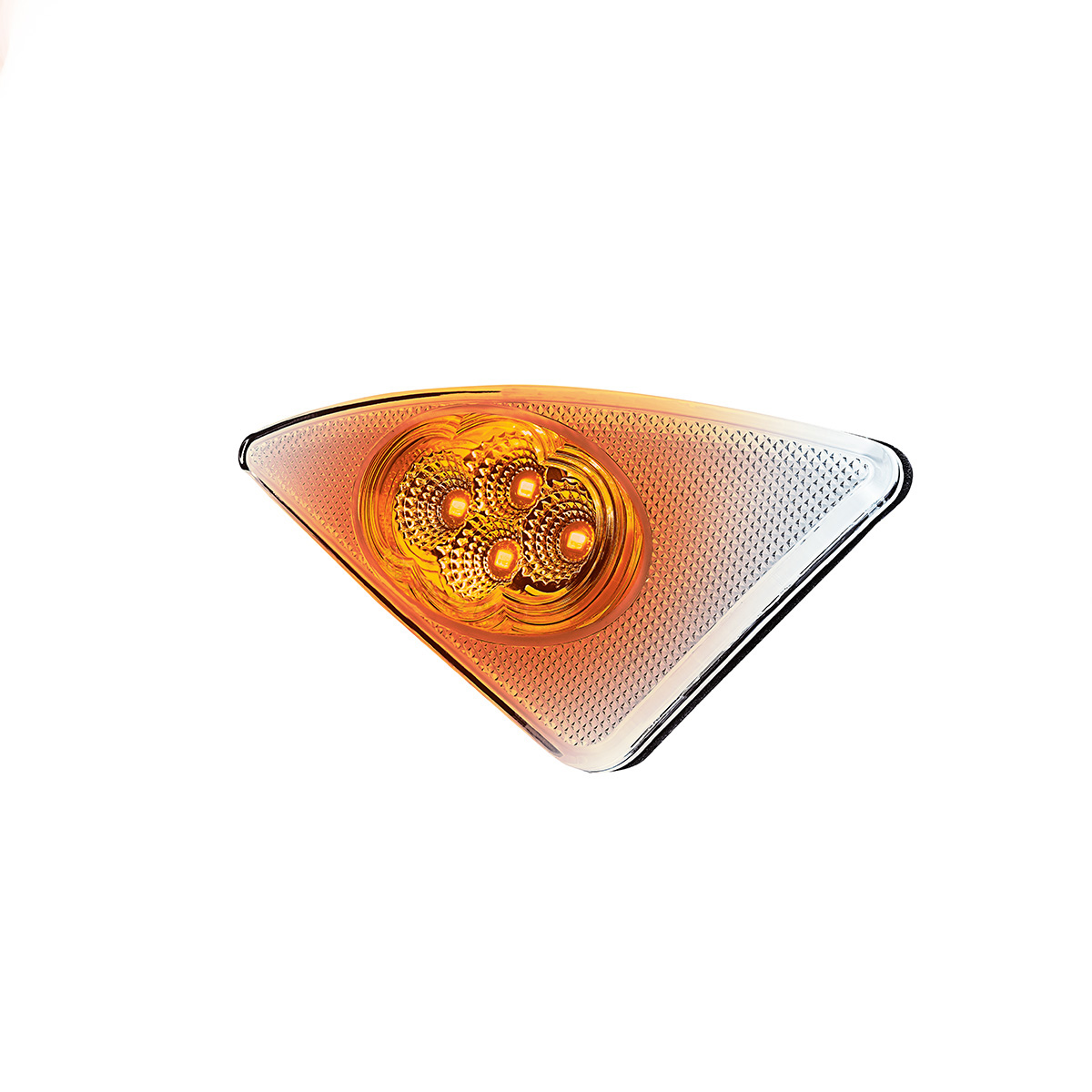 Double Fury 4 LED Fender Signal Light For 2008-2017 Kenworth T660-Amber & Red LED, Passenger - Thumbnail 6