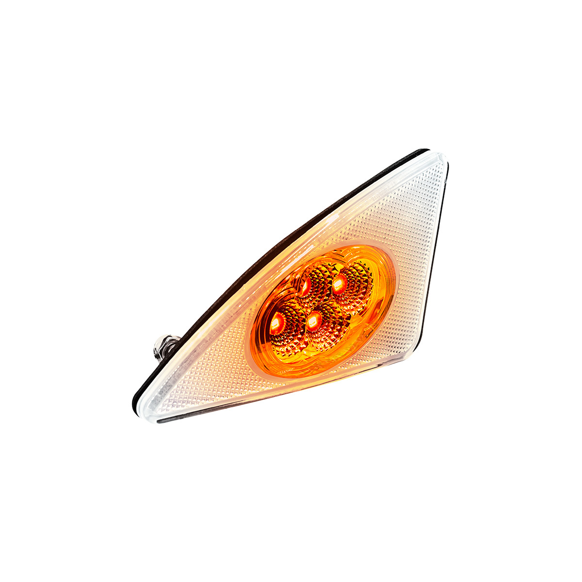 Double Fury 4 LED Fender Signal Light For 2008-2017 Kenworth T660-Amber & White LED, Passenger - Thumbnail 11