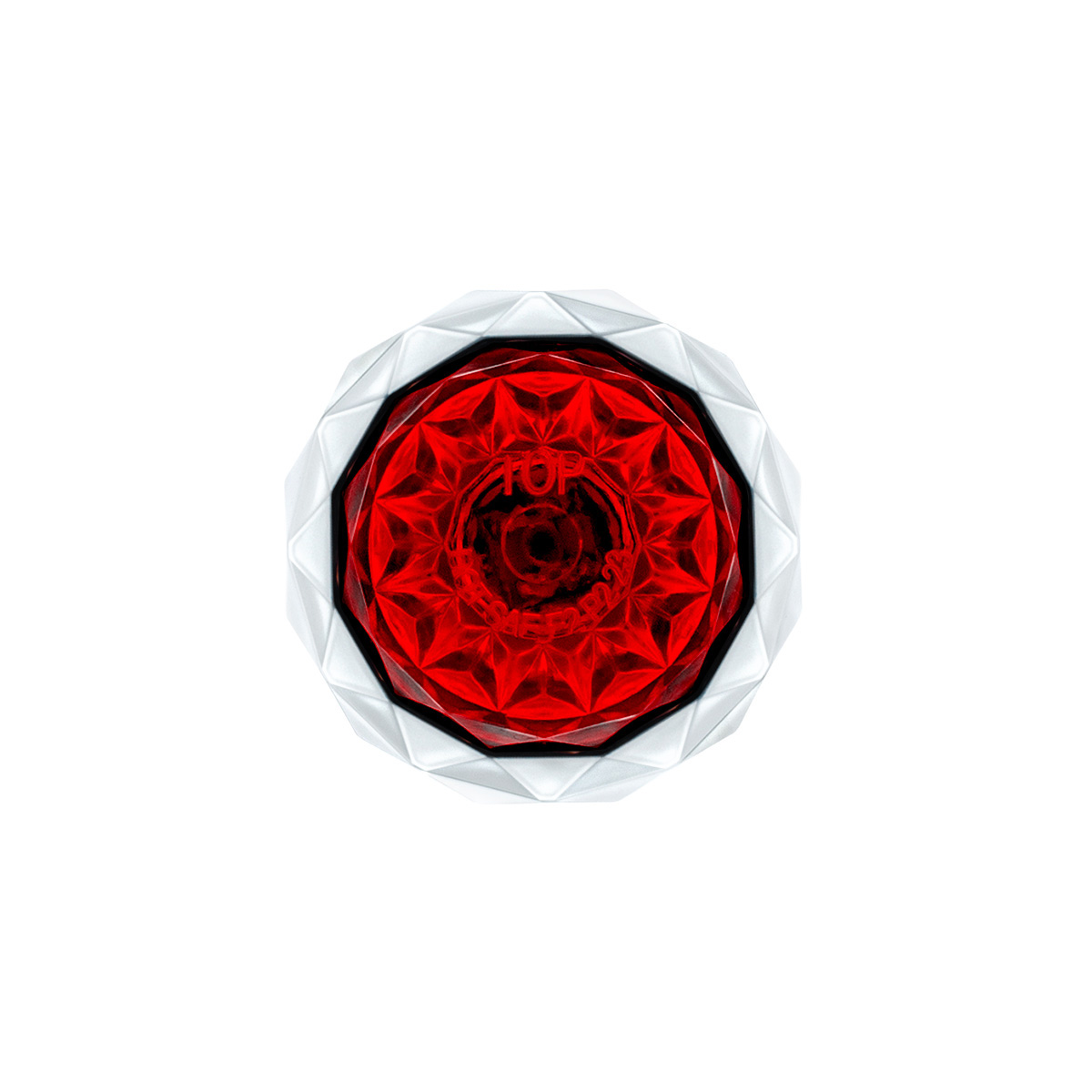 2 LED Dual Function Mini Crystal Watermelon Light (Clearance/Marker)-Red LED/Red Lens - Thumbnail 2