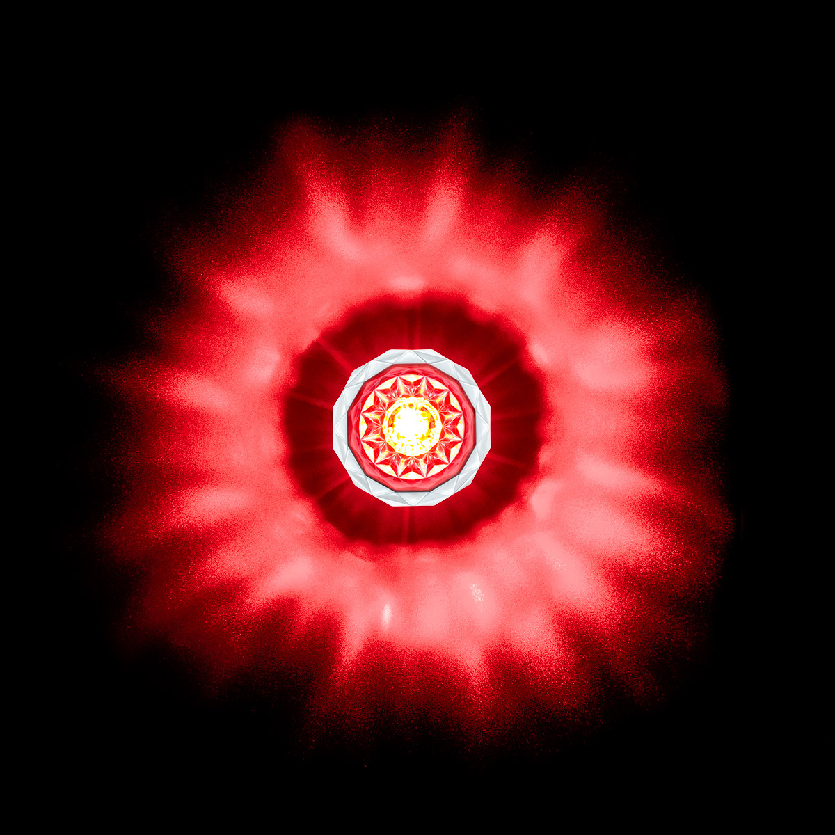 2 LED Dual Function Mini Crystal Watermelon Light (Clearance/Marker)-Red LED/Clear Lens - Thumbnail 9