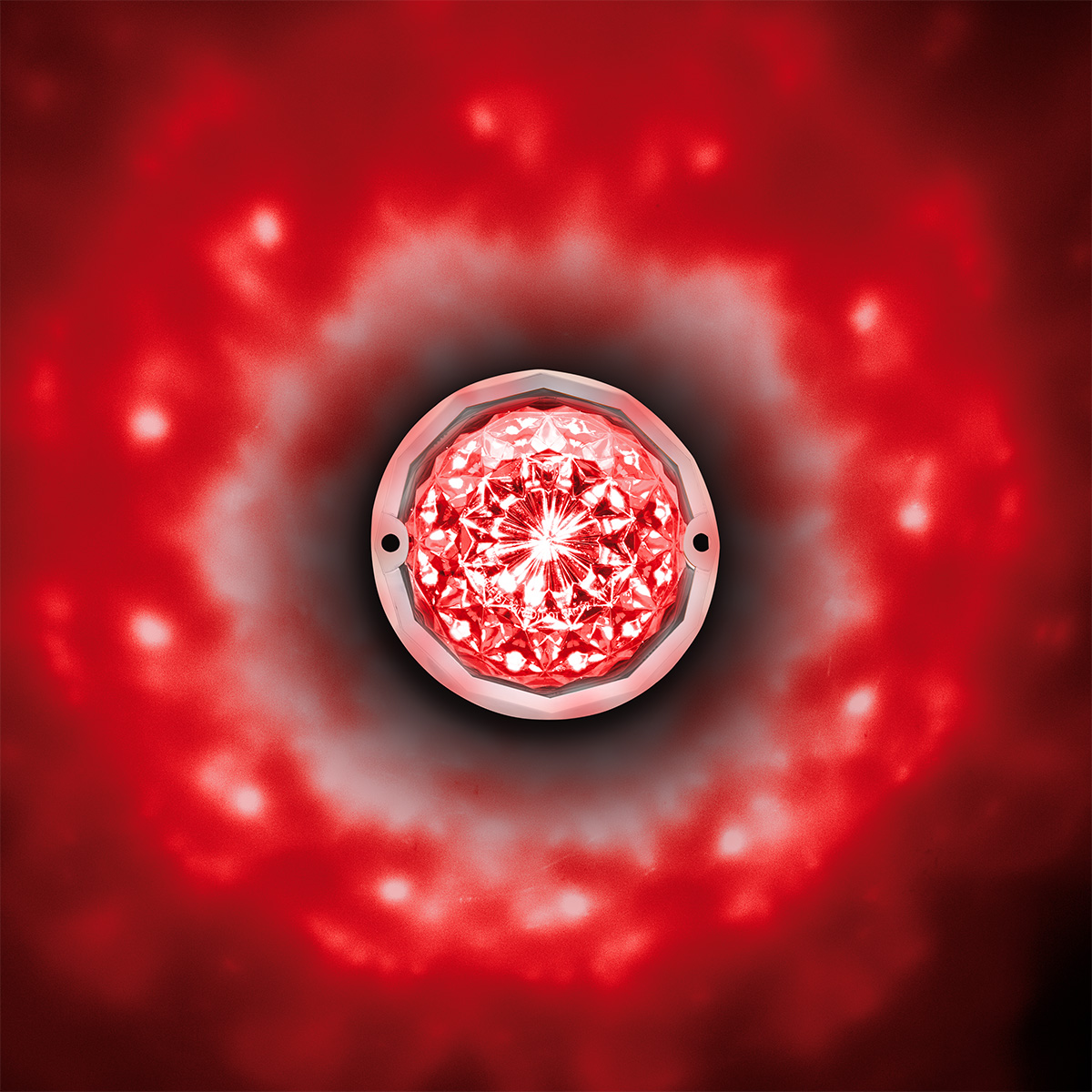 19 LED Dual Function Crystal Watermelon Light Kit With Bezel-Red LED/Clear Lens - Thumbnail 11