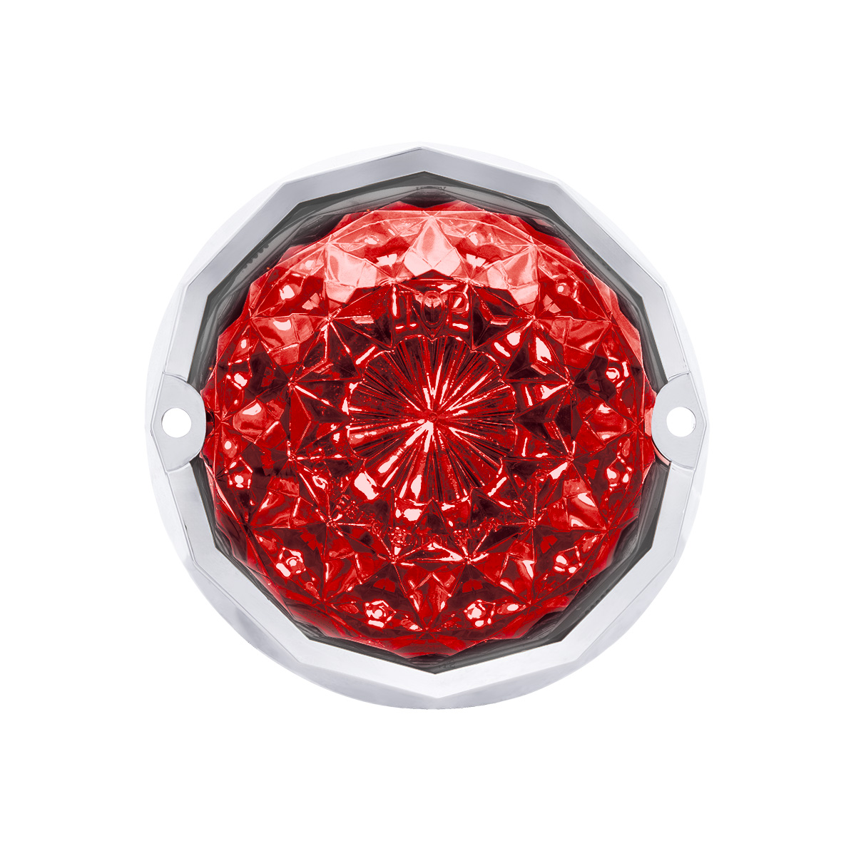 Double Fury 19 LED Dual Function Crystal Watermelon Light Kit With Bezel-Red & Green LED/Clear Lens - Thumbnail 9