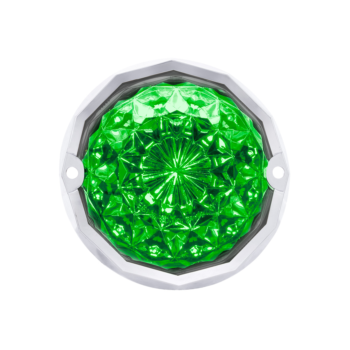 Double Fury 19 LED Dual Function Crystal Watermelon Light Kit With Bezel-Red & Green LED/Clear Lens - Thumbnail 10