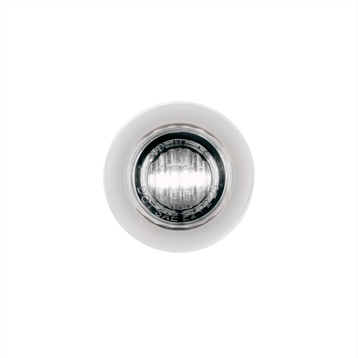 2 LED 3/4" Mini Dual Function Double Fury Light (Clearance/Marker) - Amber & White LED/Clear Lens - Thumbnail 3