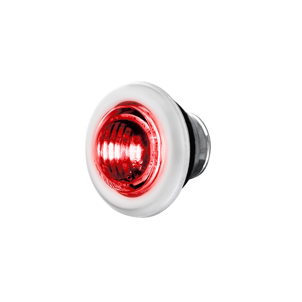 2 LED 3/4" Mini Dual Function Double Fury Light (Clearance/Marker) - Red & Blue LED/Clear Lens - Thumbnail 5