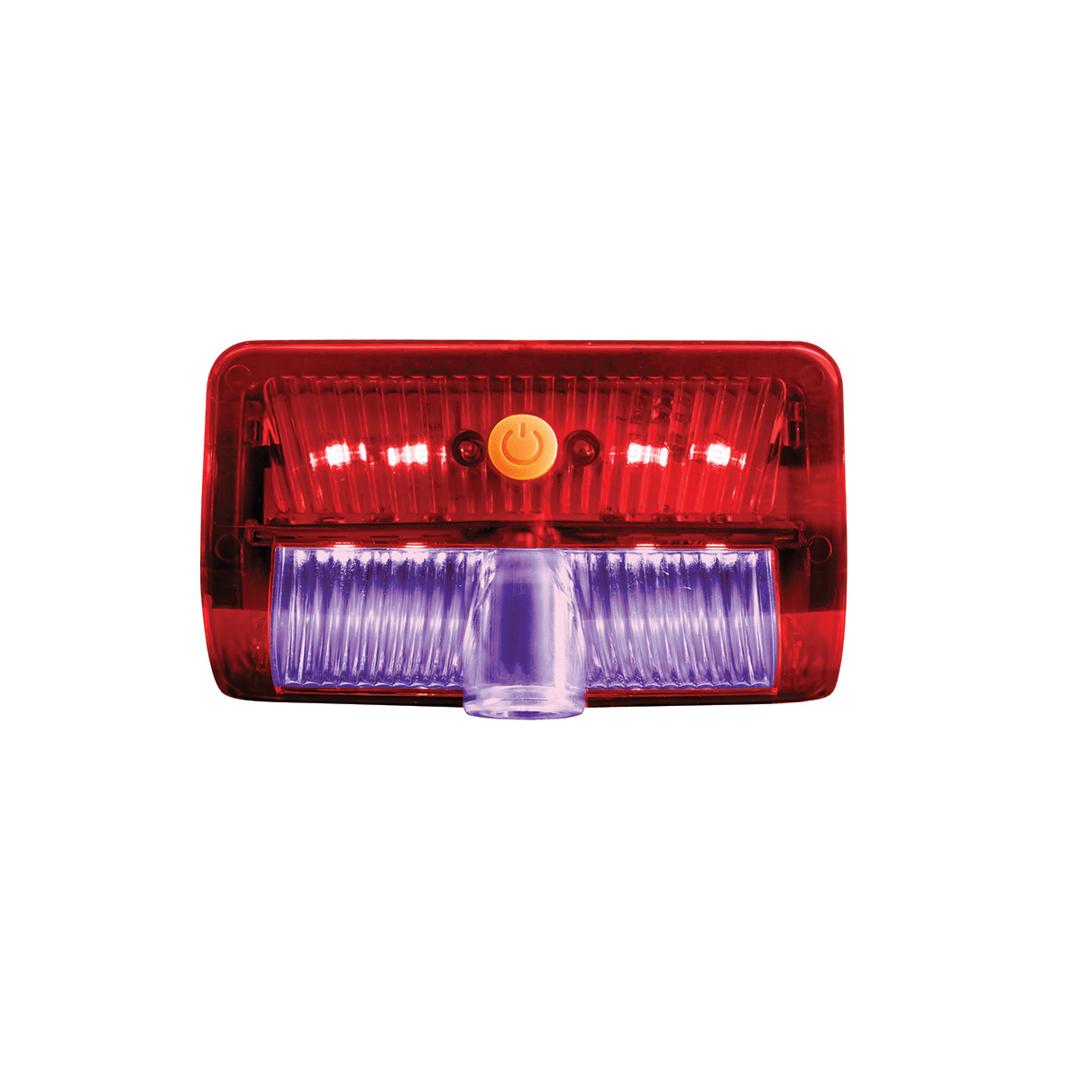9 LED Interior Door Light With American Flag Courtesy Projector Light For 2006+ Kenworth & Peterbilt Trucks - Thumbnail 5