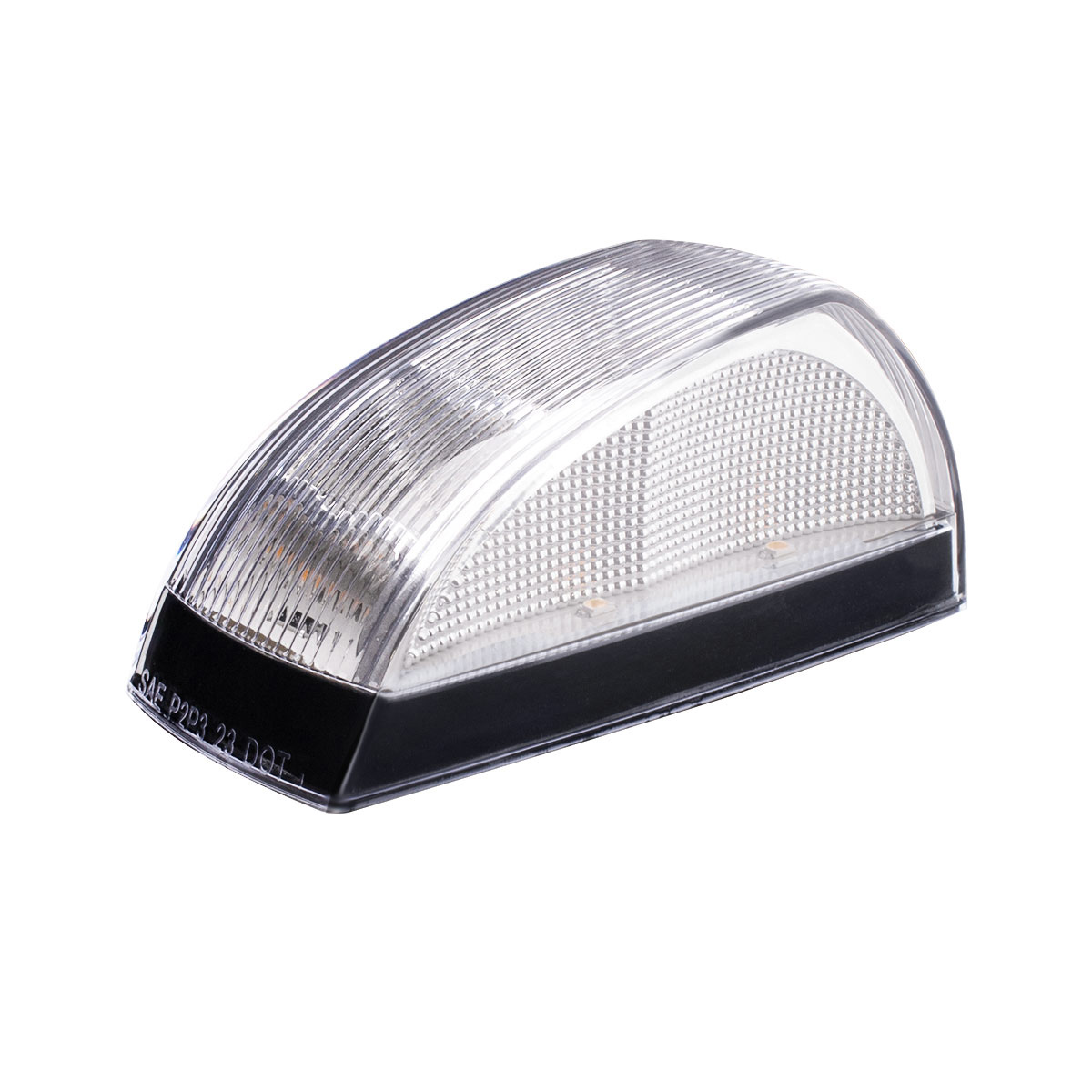 8 LED Cab Light For Freightliner M2-Amber LED/Clear Lens - Thumbnail 2