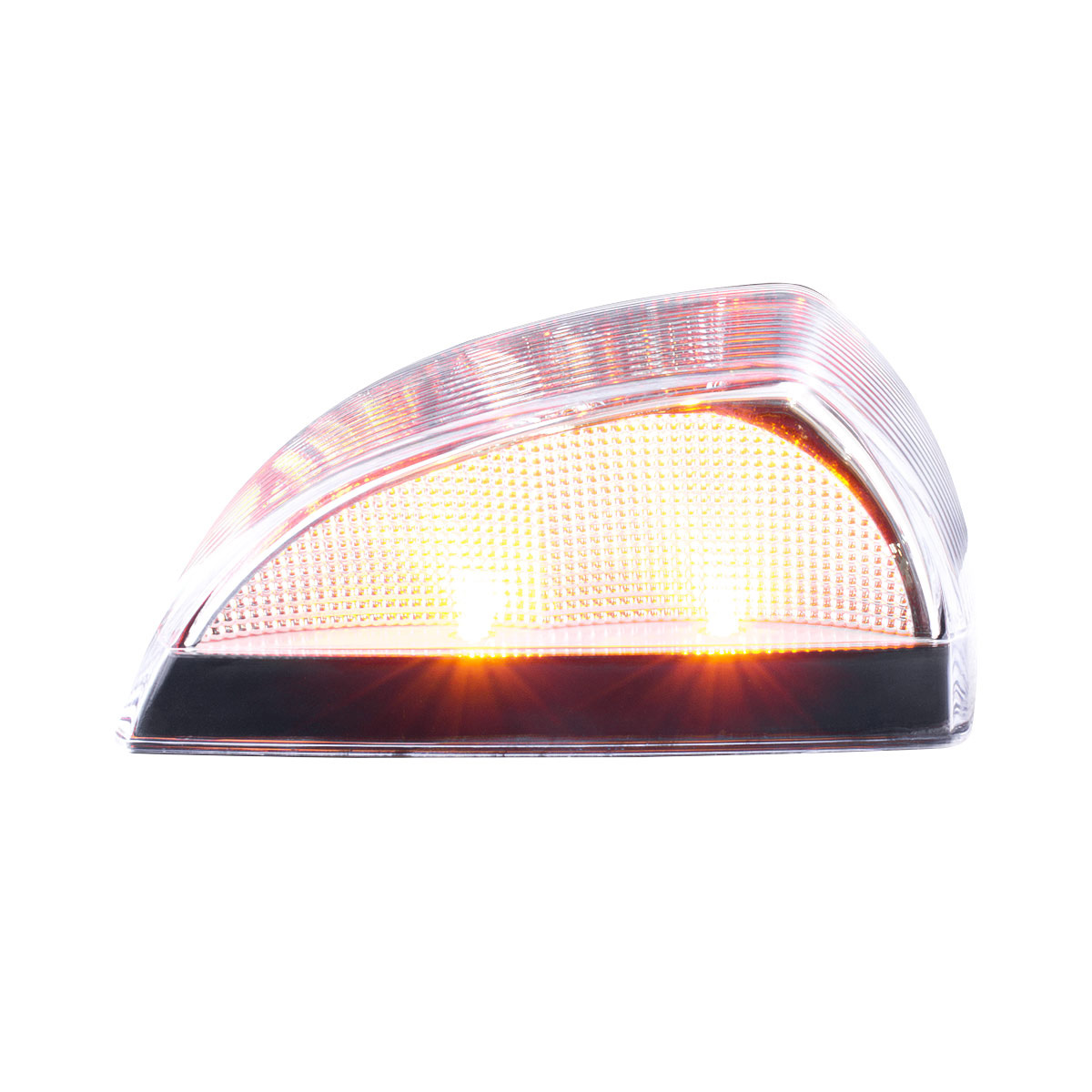 8 LED Cab Light For Freightliner M2-Amber LED/Clear Lens - Thumbnail 3