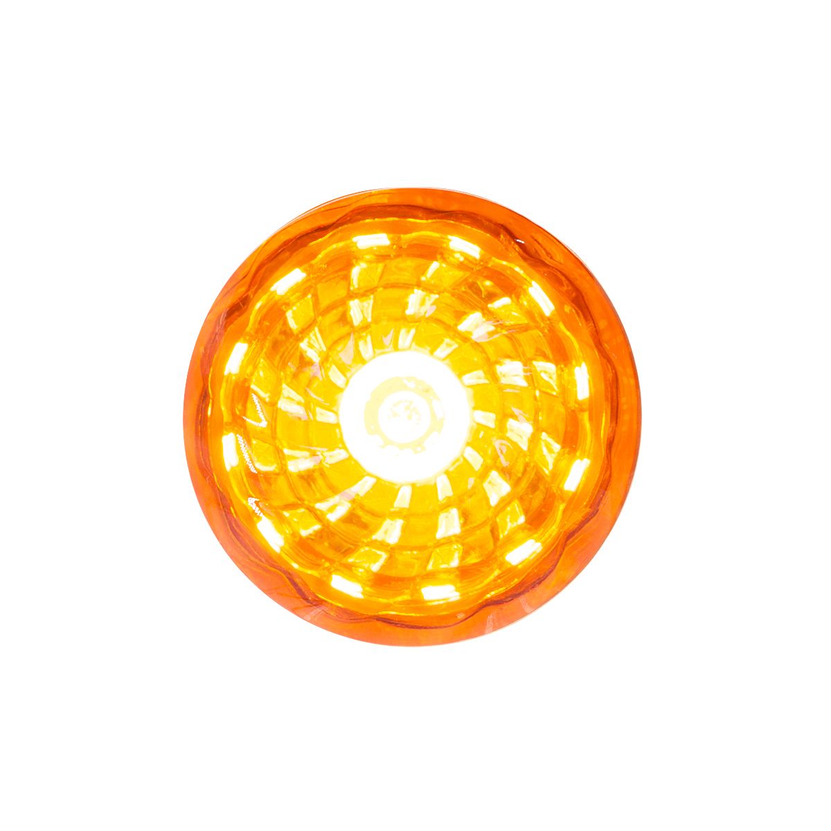 LED 1-1/4" Round Light (Clearance/Marker) - Amber LED/Amber Lens