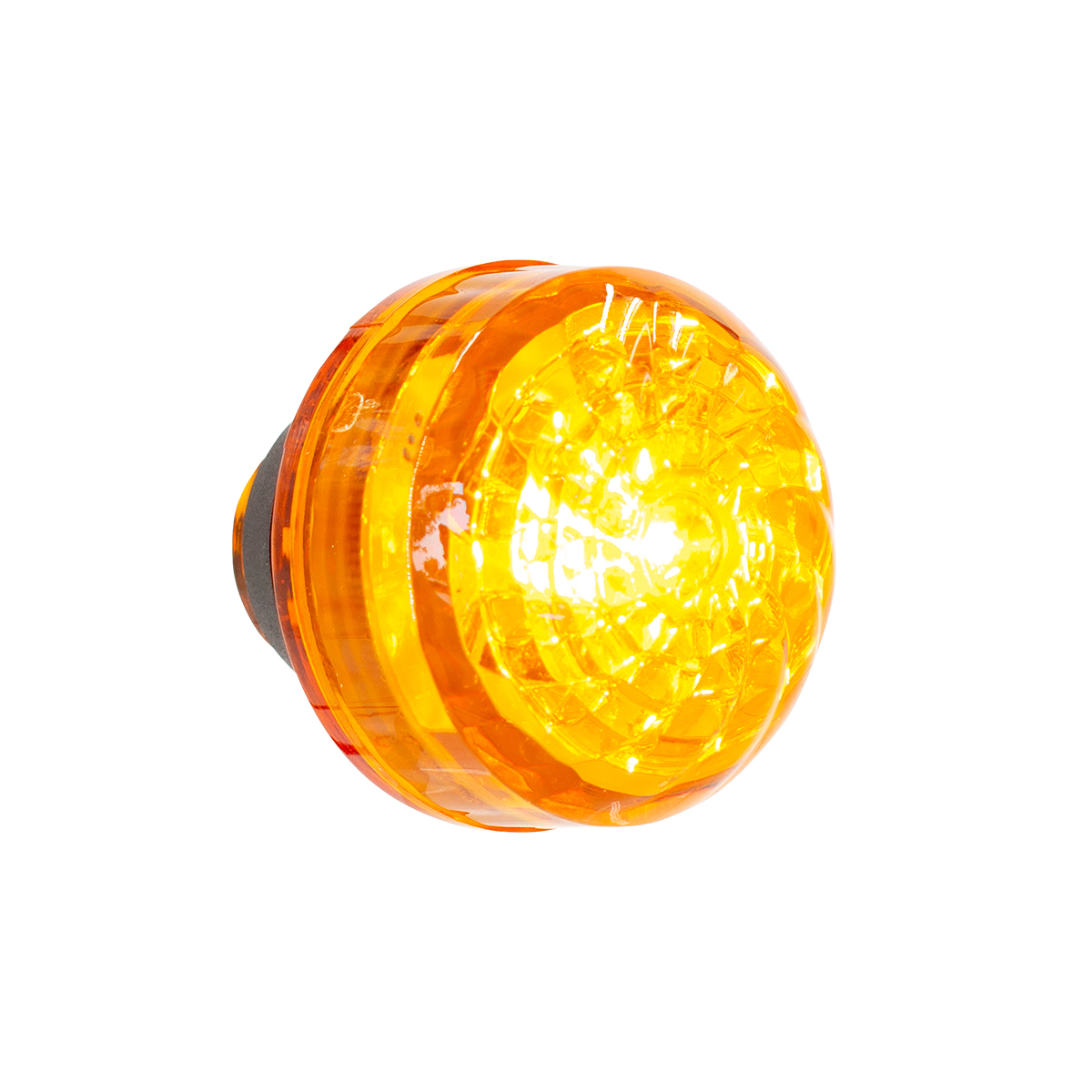 LED 1-1/4" Round Light (Clearance/Marker) - Amber LED/Amber Lens - Thumbnail 3
