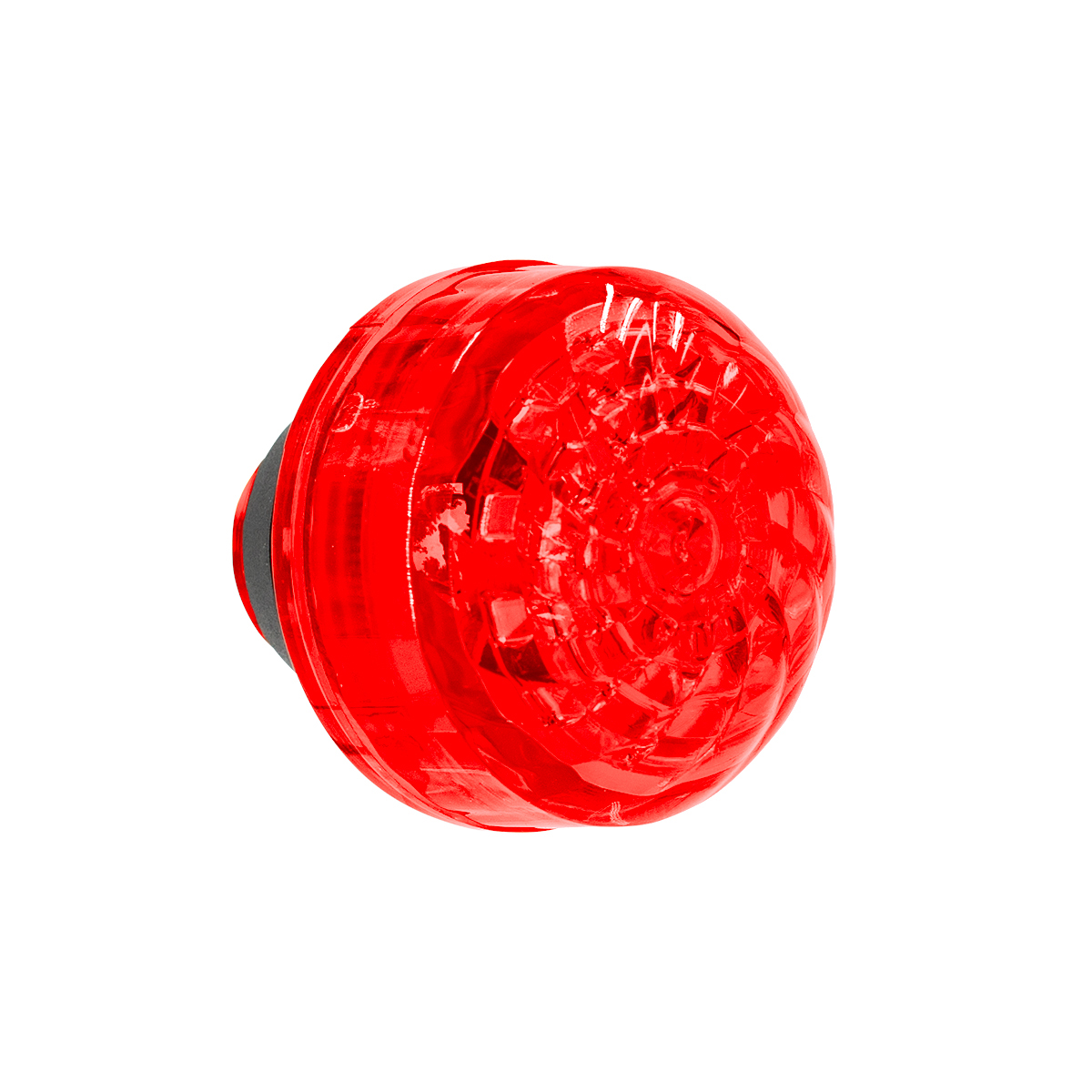LED 1-1/4" Round Light (Clearance/Marker) - Red LED/Red Lens - Thumbnail 4