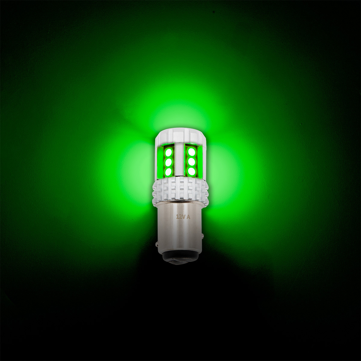High Power 18 LED 1157 Bulb-Green - Thumbnail 9