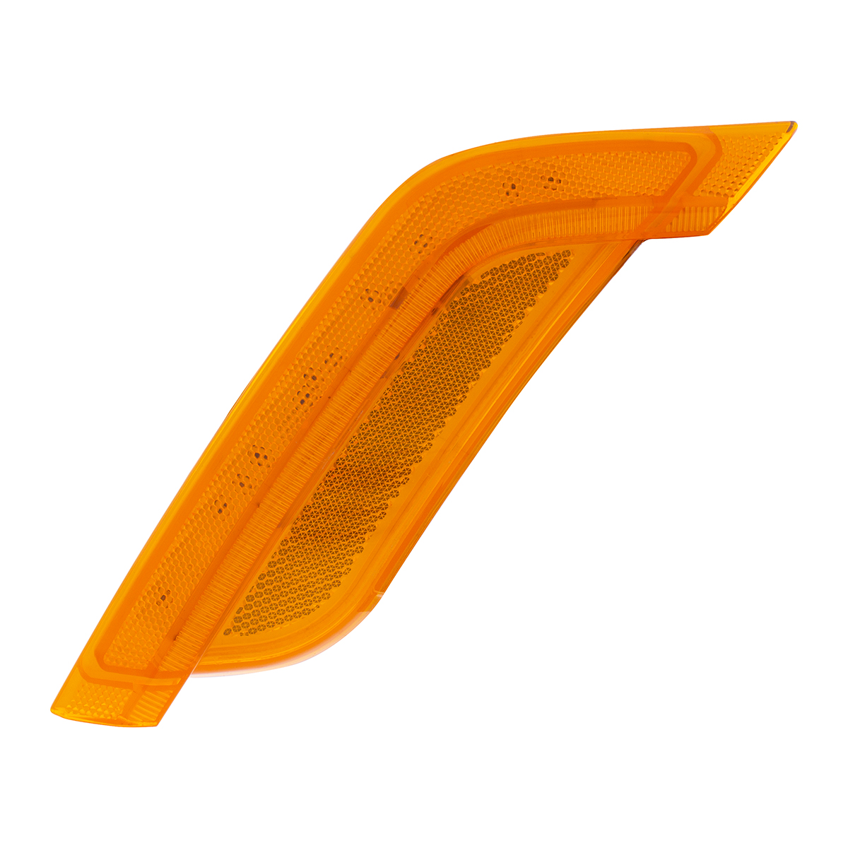 12 Amber LED Fender Turn Signal Light For Peterbilt 579 (2012-2021) & 587 (2012-2018)- Driver, Amber Lens - Thumbnail 2