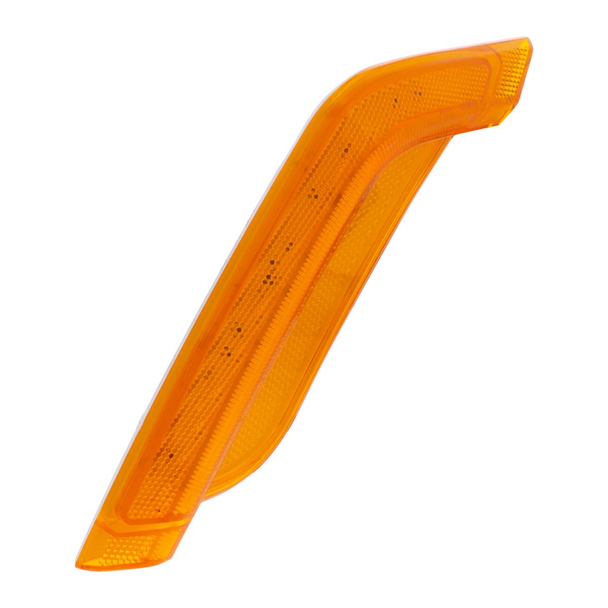 12 Amber LED Fender Turn Signal Light For Peterbilt 579 (2012-2021) & 587 (2012-2018)- Driver, Amber Lens - Thumbnail 4