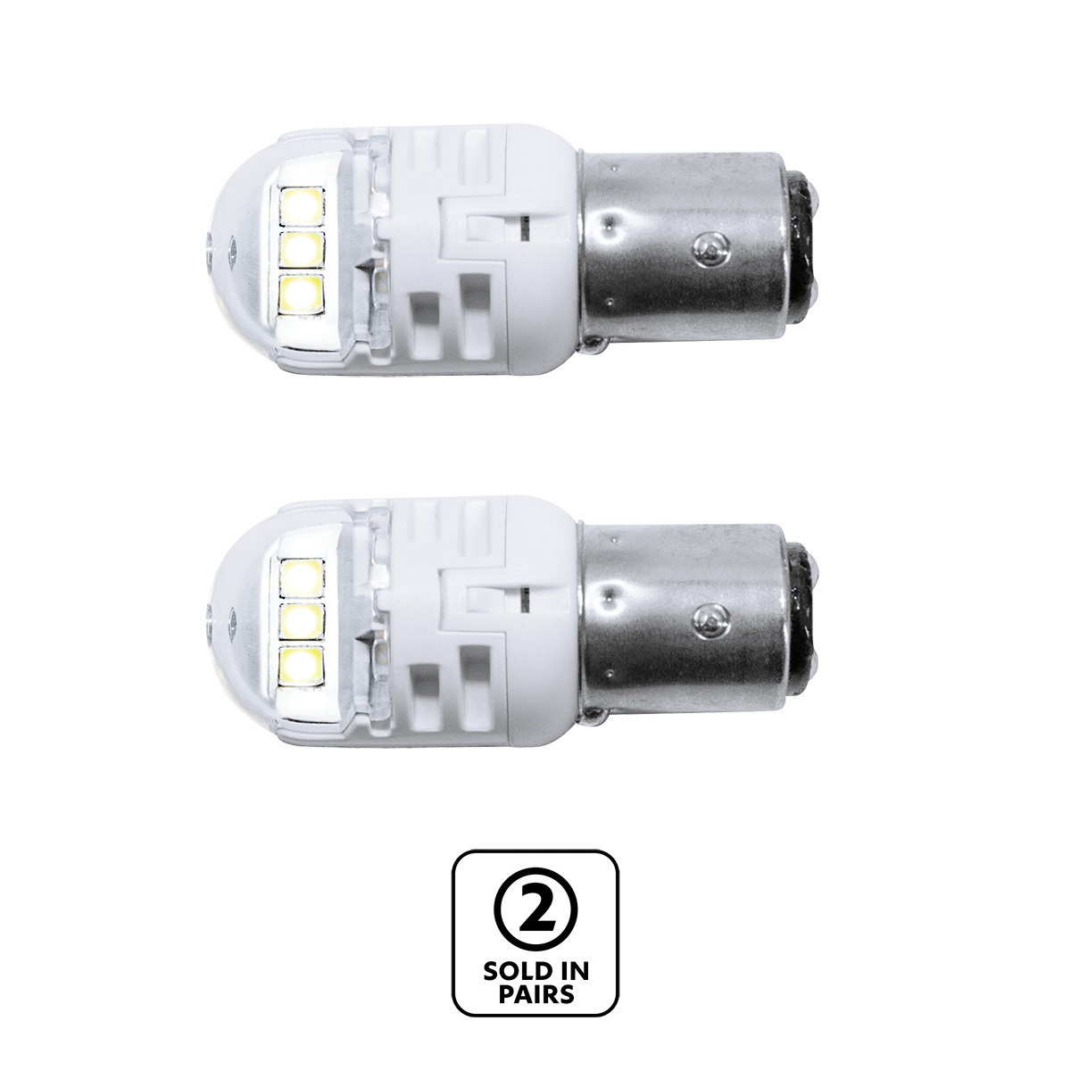 High Power 6 LED 1157 Bulb-White (Pair) - Thumbnail 13