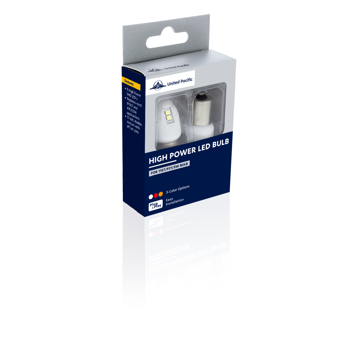 High Power 8 LED 1157 Type Bulb - White (Color Box of 2) - Thumbnail 13