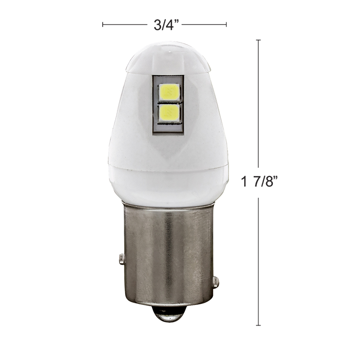 High Power 8 LED 1157 Type Bulb - White (Color Box of 2) - Thumbnail 7