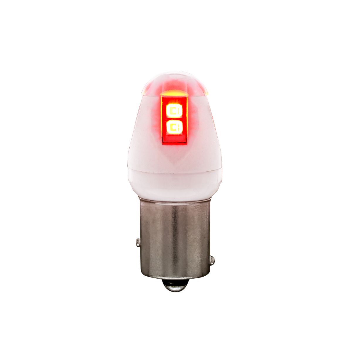 High Power 8 LED 1157 Type Bulb - Red (Color Box of 2)