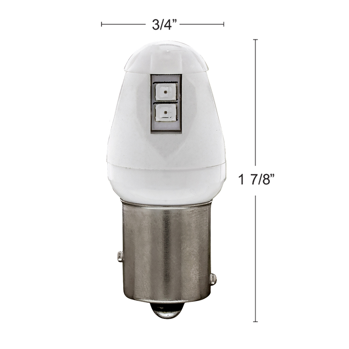 High Power 8 LED 1157 Type Bulb - Red (Color Box of 2) - Thumbnail 7