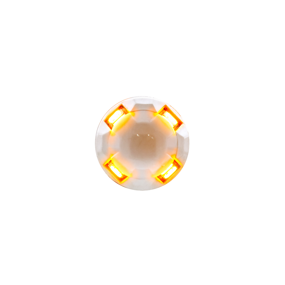High Power 8 LED 1157 Type Bulb - Amber (Color Box of 2) - Thumbnail 12