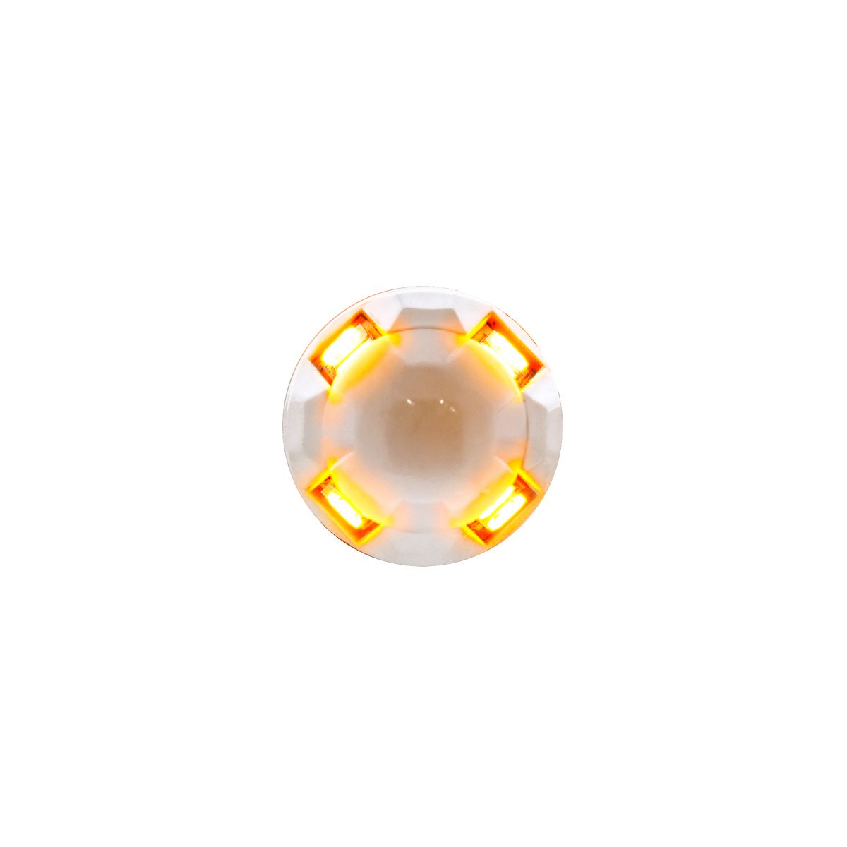 High Power 8 LED 1157 Type Bulb - Amber (Color Box of 2) - Thumbnail 5