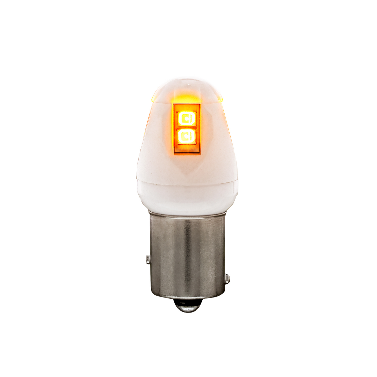High Power 8 LED 1157 Type Bulb - Amber (Color Box of 2) - Thumbnail 8