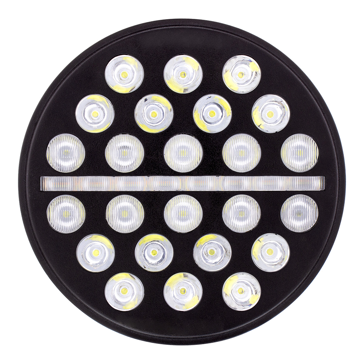 ULTRALIT - 24 High Power LED Circular Light With Dual Color LED Position Light Bar - Thumbnail 5