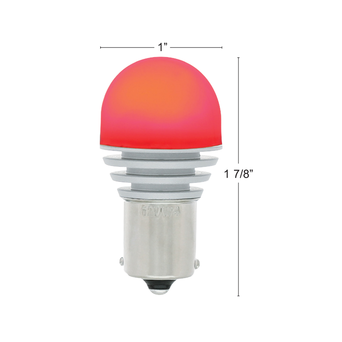 High Power 1156 LED Bulb - Red - Thumbnail 6