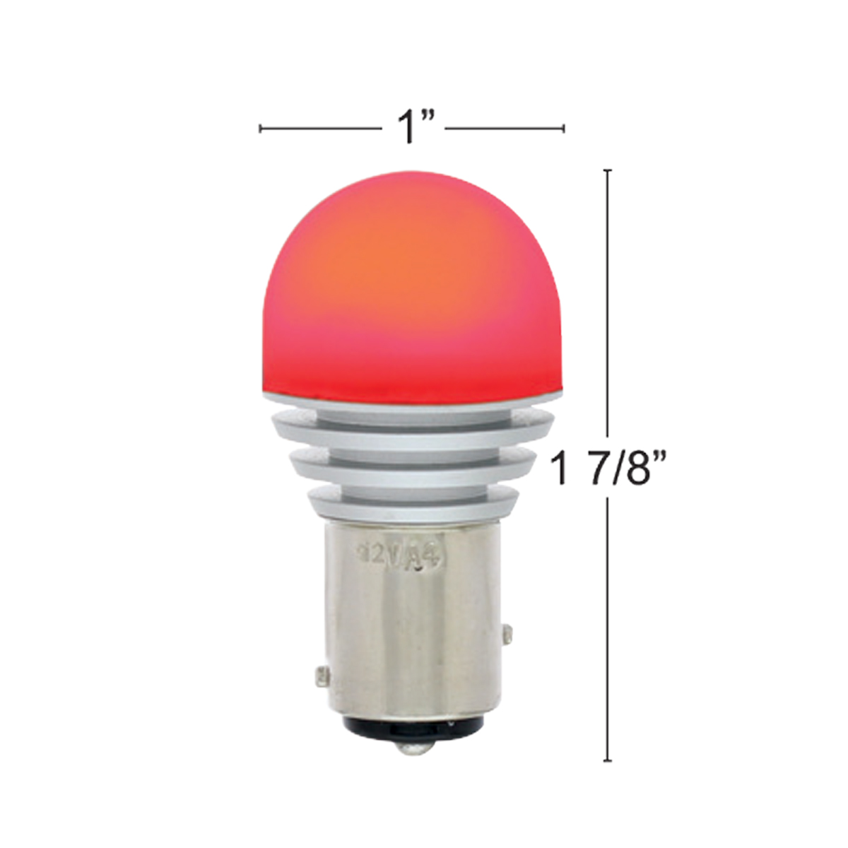 High Power 1157 LED Bulb - Red - Thumbnail 6