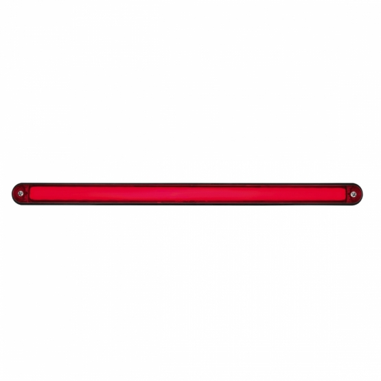 24 LED 12" GloLight Bar With Black Housing - Red LED/Red Lens