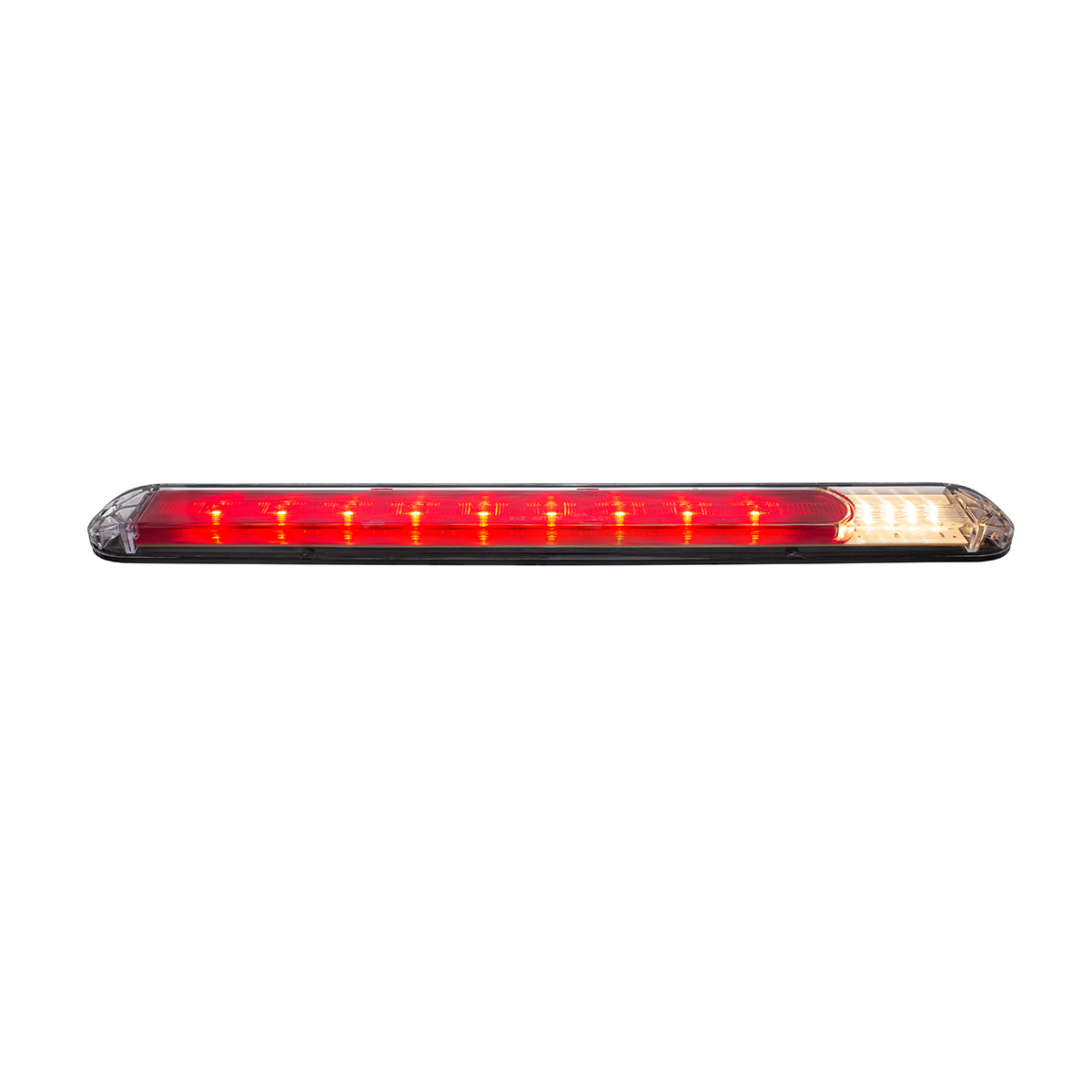 9 Red LED 17" Light Bar With 4 White LED Back Up Light (Bulk) - Thumbnail 3