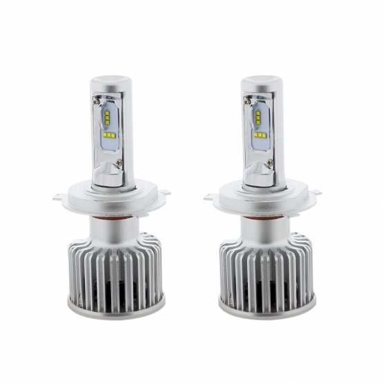 High Power H4 LED Bulb With Fan (Pair) - Thumbnail 2